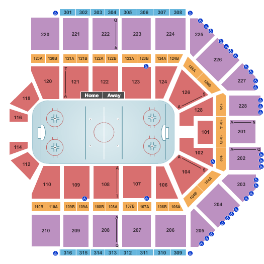 Van Andel Arena Great Lakes Invitational Seating Chart